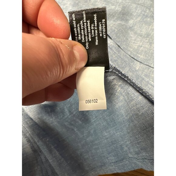 Lane Bryant Womens Open Front Light Blue Blazer Size 18 - Picture 9 of 10